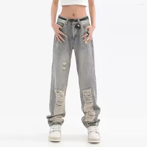 Jeans pour femmes 2024 tendance japonais simple micro pantalon botte