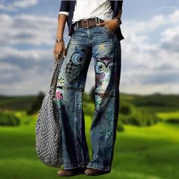 Pantalon de vêtements rétro de jeans pour femmes 90