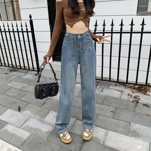 Dames jeans verstelbare taille zomer hoog kleine los slanke en veelzijdige gewasbroek
