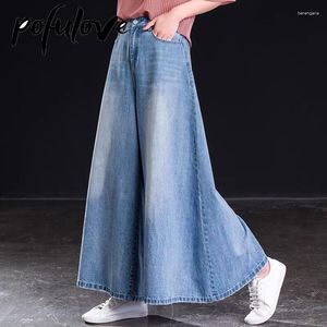 Vrouwen Jeans Baggy Vrouwen Koreaanse Streetwear Hoge Taille Blauw Wijde Pijpen Harajuku Vintage Mode Denim Broek Herfst Drop