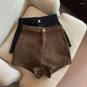 Jeans pour femmes shorts en denim noir femme sexy vintage mince mince hauteur skinny féminino pantalones Cortos de Mujer printemps y2k