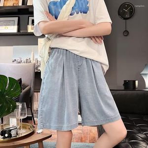 Jeans pour femmes Blue High Taist Y2K Fashion Denim Shorts Summer Corée Pantalon droit Loose Street Vintage Wholesale