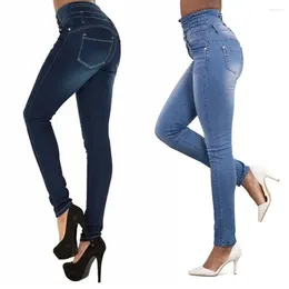 Brand de jeans pour femmes de haute qualité femme pantalon de crayon en denim de haute qualité