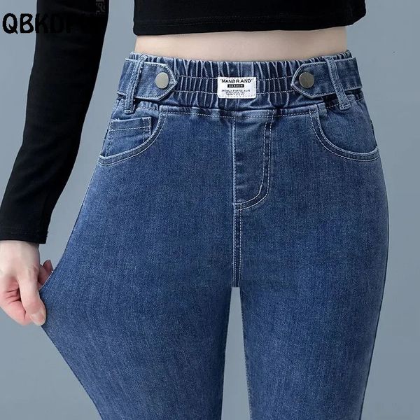 Jeans pour femmes Casual taille haute Stretch Jeans femmes grande taille 26-34 crayon mince Vaqueros coréen Denim Leggings printemps Skinny Jean pantalon 231121