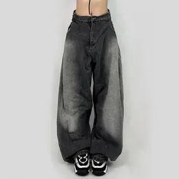 Jeans pour femmes CGC Streetwear Y2K Baggy Mode coréenne Taille basse Femmes Pantalons larges Pantalons décontractés Pantalons lâches Parachute
