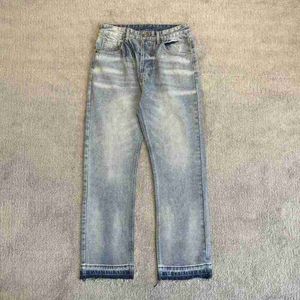Damesjeans CL Home Correct Hoge versie 24ss Nieuw Versleten Bontstijl Jeans Mode Casual Veelzijdig Unisex XODU