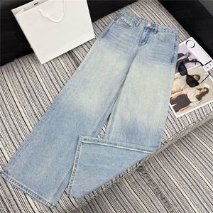 Dames jeans klassieke denim broek voor vrouwelijke ontwerper Rhinestone Letter Jeans Streetwear High Taille Street Style broek Jean