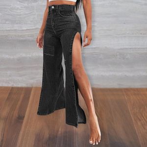 Jeans pour femmes Pantalons en denim Femmes Y2k Pantalons Femmes Jeggings Mode coréenne Femme Vêtements Jean Oversize Vintage Vêtements Urban Pant Mom