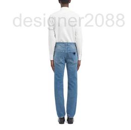 Damesjeansontwerper Nieuwe jeans dames denim broek zakelijk must-have lente zomer heren geïmporteerde hoogwaardige sfeervolle siro gesponnen katoenen broek ih9r