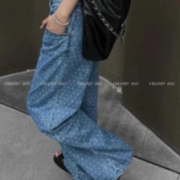 Jeans para mujer Diseñador Mujer Pantalón Mujer Cintura alta Pantalones de mezclilla Ropa Azul Vintage Calidad Moda Recta 2023 J2X8