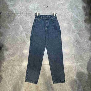 Jeans pour femmes Designer Femmes Large Pied Jambe Droite Denim Pantalon Taille Haute Minceur Polyvalent À La Mode Et Belle 8Z22