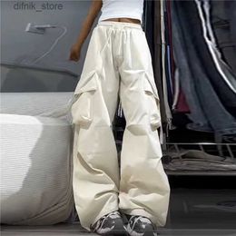 Jeans pour femmes dihope femmes y2k pantalon cargo hauteur