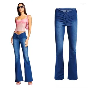 Jeans de femmes Europe et les États-Unis sexy serrés yi meng ling même taille haute