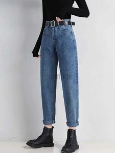 Damesjeans Falshion Hoge taille jeans voor dames Klassiek Vintage Mom Jeans Rechte denim broek Dames Casual BF Harembroek Jeans Femme 24328