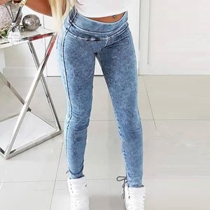 Jeans pour femmes pour femmes Taille haute Distressed Women's Flare Rise Skinny Pants Plus Size