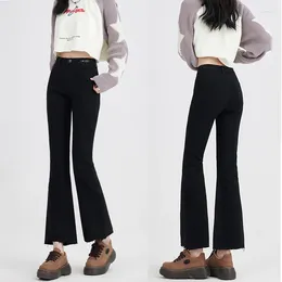 Jeans para mujeres Fashion Fashion Woman Woman Woman Ropa Damas de calles casuales Pantalones de mezclilla Lim-Fit