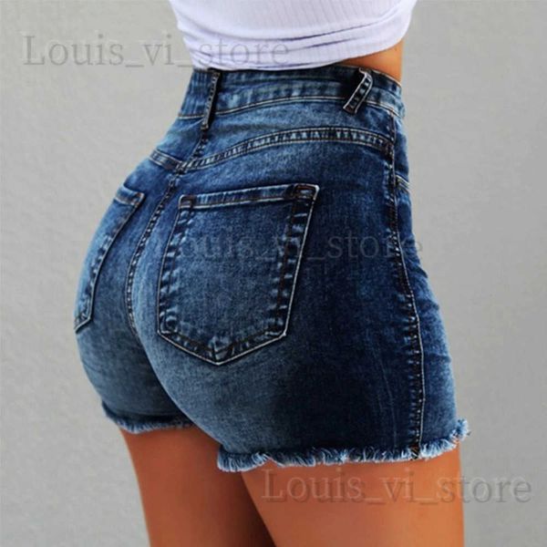 Jeans femme harajuku taille haute sexy short en jean décontracté femmes été denim shorts pour femmes femme vêtements jeans court femme pantalons chauds T240221