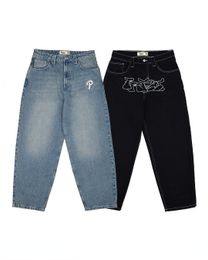 Dames Jeans Harajuku Zakken Koreaanse Streetwear Retro Broek Grunge Vintage Lage Taille Cargo Broek Y2K Vrouwen Jeans 230826