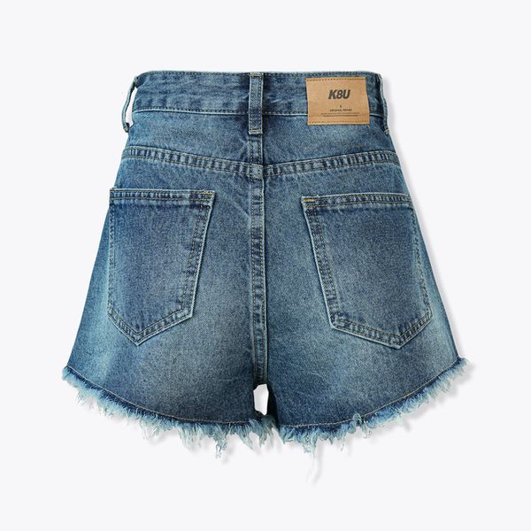 Jeans pour femmes Hickory Jeans en ligne Self Made Factory Processus de lavage à l'eau de style rétro américain avec ourlet en détresse Taille haute et S 230720