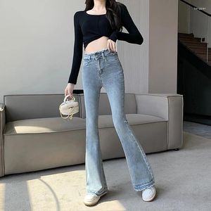 Dames jeans hoge taille denim voor dames yk2 modekleding cowboy vrouw jean baggy strakke broek (lenen) straatkleding y2k broek