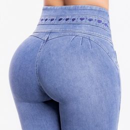 Damesjeans Hip Lifting Slim Fit voor dames Elastische stretchbroek Vrouwelijke gewassen denim skinny potloodbroek 230918