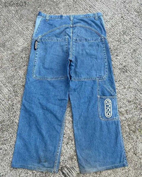 Jeans pour femmes JNCO Street Fashion Retro Loose Brother Extra Large Pantalon à jambe droite Large 240304
