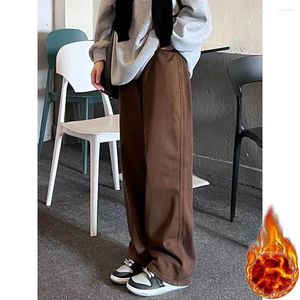 Dames Jeans Kaki Winter Baggy Japanse Y2k jaren '90 Vintage Dames Denim Broek Hoog getailleerde Cargo Kpop Trashy Dongdaemun Broek