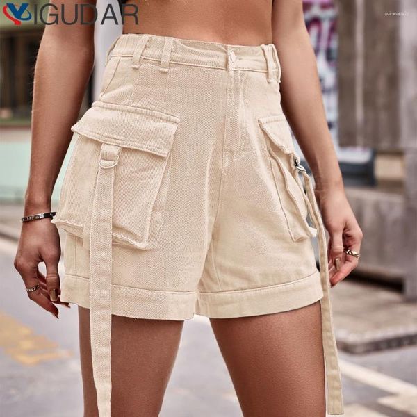 Jeans pour femmes Korean High Woon's Shorts montrent un pantalon de jambe large mince 2024 Spring and Summer Casual A-Line Women Clothing