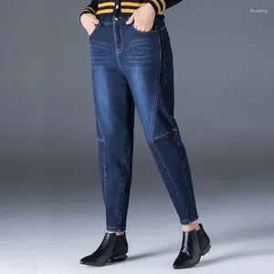 Jeans para mujer Ropa de calle coreana Cintura alta Baggy Mujer Niñas Harem Pantalones de mezclilla Pantalones Mamá Ropa femenina