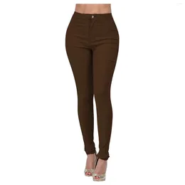 Jeans pour femmes Pantalon de pyjama léopard Taille haute Pieds Mode Couleur Petite entreprise Casual pour les femmes Ropa De Mujer