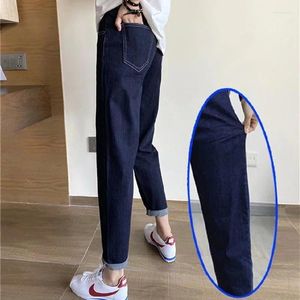 Jeans pour femmes pantalons lâches pour les femmes de la mode coréenne de la mode coréenne Vêtements baggy