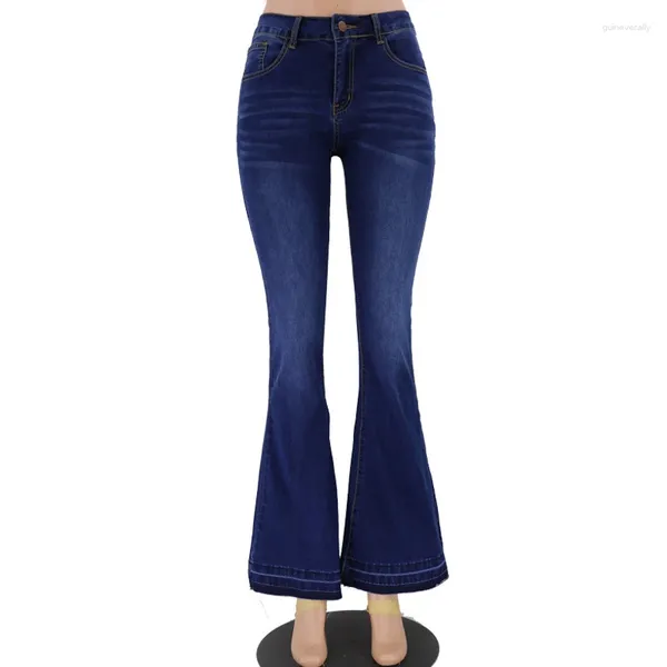 Jeans pour femmes Taille basse Pantalon sexy pour femmes Skinny Coquette Pantalon en denim évasé Y2K Vêtements Grande Taille 2024 Arrivées Femme