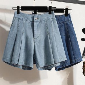Jeans pour femmes M-5xl Summer des shorts denim pour femmes décontractées