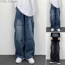 Jeans pour femmes à bagages populaires jeans jeans Zipper Flight Automne relaxation adaptée au pantalon denim à mi-hauteur