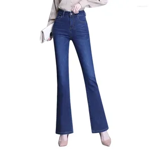 Jeans de mujeres S a 6xl Las mujeres de la cintura alta espesan el cálido revestimiento de invierno de terciopelo Denim Slimmming Skinny Plus Size Drop