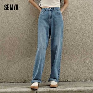 Semir – jean à jambes larges pour femme, pantalon rétro à franges, nouvelle collection automne 2023, 24328