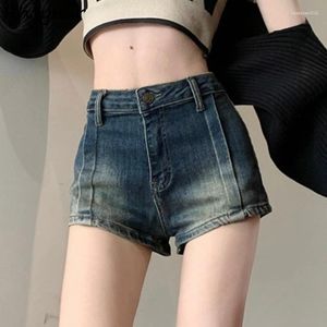 Damesjeans Magere dames gebleekte shorts met hoge taille Sexy meisjes Amerikaanse stijl Zomer Zoet Vintage Vrije tijd Trendy Casual All-match