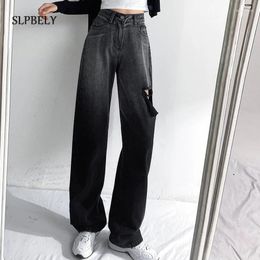 Jeans de mujeres Slpbely Vintage Retped Retraso de cintura alta Panguero Jean Mujer Pitency Pencion Pants tendencia elegante