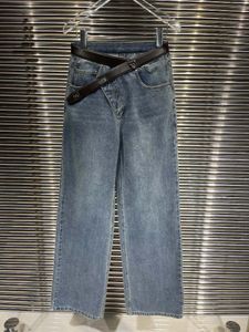 Jeans pour femmes, ceinture de printemps et d'été, Version taille haute et basse, ont facilement de longues jambes