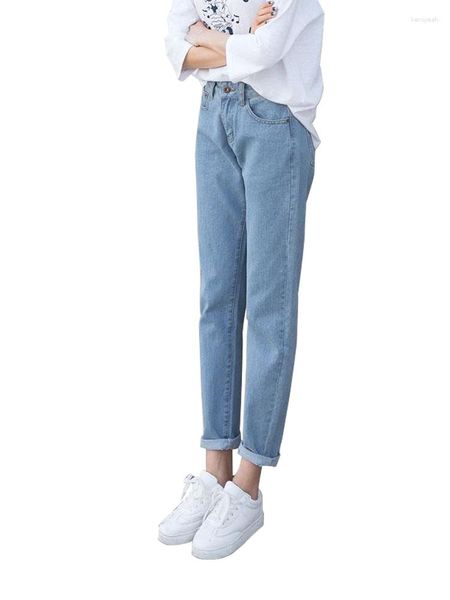 Jeans pour femmes Printemps Automne Stretch Skinny Fasiong Pantalon Femme Vintage Jambe Droite Filles Simle Qualité Y2k Serré