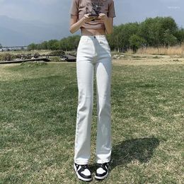 Jeans para mujeres Primavera Summer delgada cintura delgada delgada Corea Corea Moda Casual Versátil Versátil Mujer negro Pantalones de mezclilla