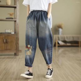Jeans pour femmes Patchwork vintage de printemps d'été
