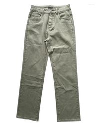 Damesjeans stretch gewassen denim met hoge taille, rechte pijpen, losse broek Y2k Americans Treet-broek