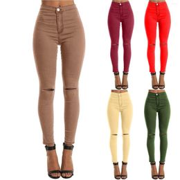Jeans pour femmes Stretch Skinny Mid-Rise Soft Denim Leggings avec poches Classic Slim Fit Respirant Cotton Blend Pants
