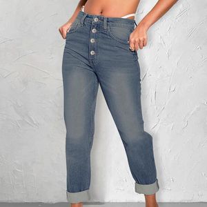 Jeans femme vêtements Vintage femmes pantalons taille haute Jean surdimensionné Y2k esthétique urbain Denim salopette grande taille mode coréenne