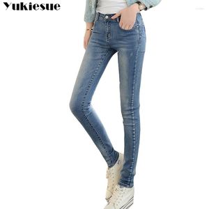 Jeans de mujer Vintage Ripped For Women Mujer Jean Femme Womens Skinny Pencil Pants Denim Ropa femenina