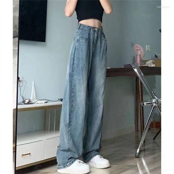 Jeans pour femmes larges larges baggy élégantes Vêtements pour femmes 2023 Dernières dénimons de mode pantalon streetwear 90s vêtements coréen y2k style pantalon