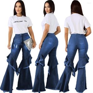 Dames Jeans Vrouw Hoge Taille Broek Voor Vrouwen Zuid-Korea Amerikaanse Vintage Y2k Koreaanse Mode Denim Overalls Jean Grote Urban