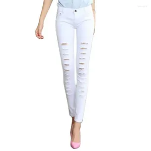 Jeans para mujeres Mujer Leggings de primavera Pantalones de algodón Stretch Pench