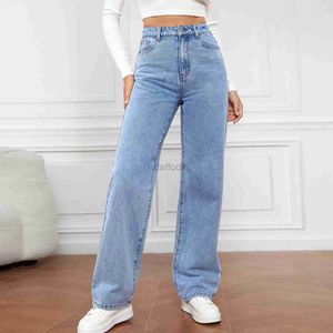 Damesjeans Dames Baggy Jeans Mid Taille Jeans 2024 Nieuwe Mode Rechte pijpen broek Y2k Denim Broeken Vintage losse blauwe gewassen mom jeans 90s 24328